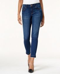 Style & Co Petite Released-Hem Skinny Jeans, Created for Macy's