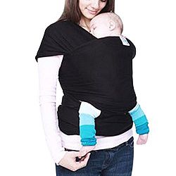 LAPAYA Baby Carrier 4-in-1 Baby Wrap and Infant Sling Comfortable Soft Baby Sling, Black, Free size by LAPAYA