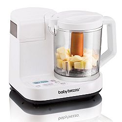 Baby Brezza Food Maker Glass Large 4 Cup Capacity, White