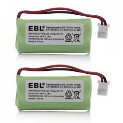 2 Pack of VTech CS6229-2 Battery - Replacement for VTech Cordless Phone Battery (Type B Connector)