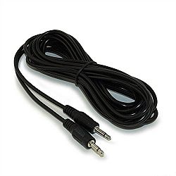 MyCableMart 15ft 3.5mm MONO TS (2 conductor) Male to Male Audio Cable