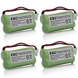 4 Pack of American Telecom E30022CL Battery - Replacement for American Telecom Cordless Phone Battery (Type B Connector)