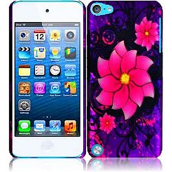 HR Wireless iPod touch 5 Rubberized Design Protective Cover (Divine Flower)