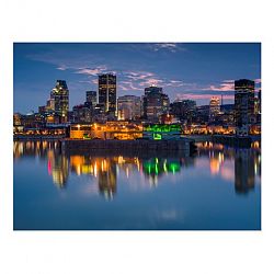 Canada, Montreal, skyline and Old Port Postcard