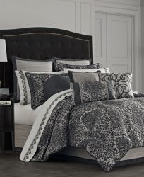 J Queen New York Raffaella Graphite 4-Pc. King Comforter Set Bedding