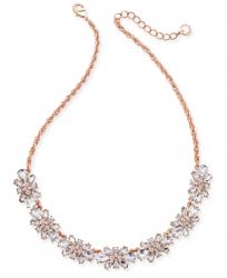 Charter Club Clear & Colored Crystal Necklace, Created for Macy's