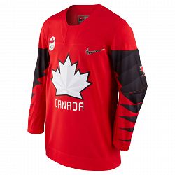 Team Canada IIHF Official 2018 Nike Olympic Replica Red Hockey Jersey