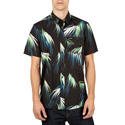 Men's Maui Palm Shirt-Black
