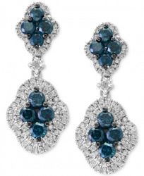 Effy Diamond Drop Earrings (1-7/8 ct. t. w. ) in 14k White Gold