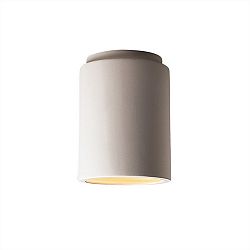 CER-6100W-PATA - Justice Design - Flush-mount Cylinder Outdoor Antique Patina Finish (Smooth Faux)Smooth Faux - Radiance