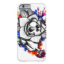 Colourful Skull and Rose - Iphone 6/6s Case