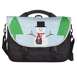 Christmas Snowman Computer Bag
