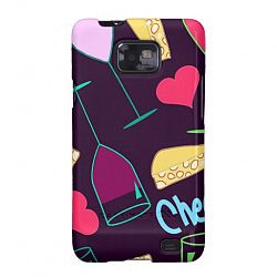 Cheers Wine Party Pattern Samsung Galaxy S2 Case