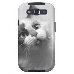 Black And White Kitten Portrait Galaxy Siii Cover