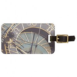 Prague Astronomical Clock Bag Tag