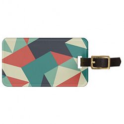 Colour Polygons Luggage Tag