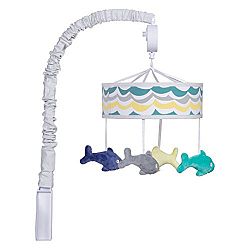 Trend Lab Dr. Seuss New Fish Musical Mobile, Gray/Teal/Blue/Yellow