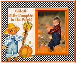 Cutest Pumpkin in the Patch - Halloween Picture Frame Gift