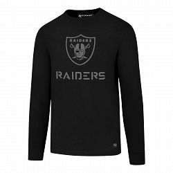 Oakland Raiders NFL Forward Microlite Long Sleeve T-Shirt