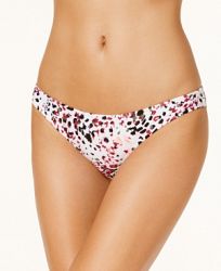 Hula Honey Juniors' Cheetah Swirl Cheeky Bikini Bottoms, Created for Macy's Women's Swimsuit