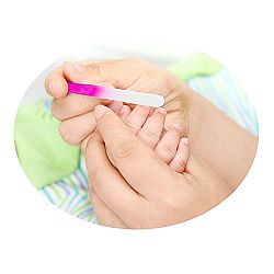 Baby Nail File Glass - 2 Packs with Different Size - 15cm for Mummy & 10cm for Newborn - Grooming Kit for Toddlers, Infant & Young Children - Safe Baby Health Care Accessory - Gift for Baby Baptism Shower Party - Pregnant Mother Present