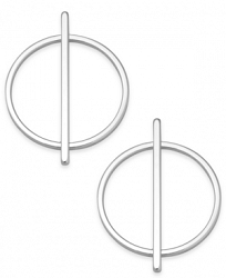 Inc International Concepts Gold-Tone Circular Line Stud Earrings, Created for Macy's