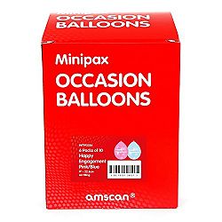 Amscan Minipax Engagement Box Of Balloons (One Size) (Pink/Blue)