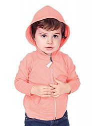 Kavio! Unisex Infants Jersey Long Sleeve Zip Up Hoodie Flamingo 6M
