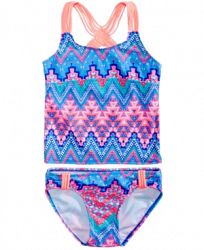 Summer Crush 2-Pc. Geo-Print Tankini Swimsuit, Big Girls