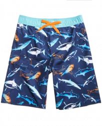 Hawke & Co. Outfitter Shark-Print Swim Trunks, Big Boys
