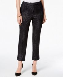 Ny Collection Petite Printed Extended-Tab Pants