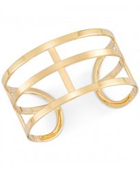 Simone I. Smith Openwork Cuff Bangle Bracelet in 14k Gold over Sterling Silver
