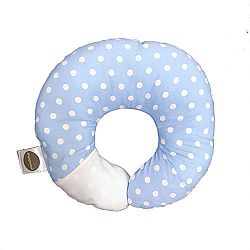 Babymoon Pod - Infant Head & Neck Support (Pale Blue Dot)