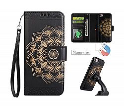 iPhone 6 Plus Case, iPhone 6s Plus Case, Awinning [Wrist Strap] Superior quality PU leather Magnetic Flip with 3 Card Slots detachable wallet Case Cover for iPhone 6 Plus/6s Plus 5.5 inch (Black)