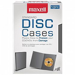 Maxell DVD-JC10 DVD Storage Case, 10 Pack