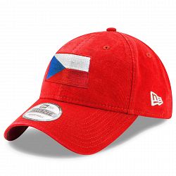 Czech Republic MyCountry Flag Relaxed Fit New Era 9TWENTY Cap (Red)