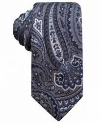 Tasso Elba Men's Paisley Wool Tie, Created for Macy's