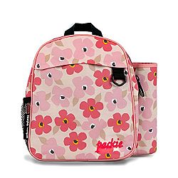 Urban Infant Preschool / Daycare Toddler Packie Backpack with Art Tube - Poppies