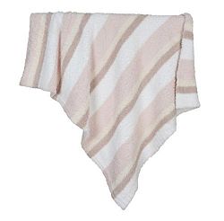 Barefoot Dreams Multi Stripe Stroller Blanket, White/Blush/Cream/Pink by Barefoot Dreams