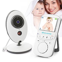 HMILYDYK Wireless Baby Monitor Video 2.4" LCD Display HD Camera with Baby Lullaby Night Vision Temperature Monitoring 2 Way Talk 2.4 GHz Digital Technology for Babies Security
