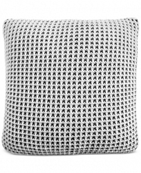 Charter Club Damask Designs Two-Tone Knit 20" Square Decorative Pillow, Created for Macy's Bedding