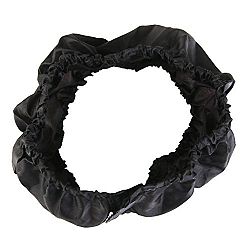 Black Baby Stroller Wheel Cover Dust Water Cover for Small Wheel