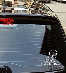 Boy Baby on Board Car Sticker