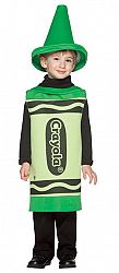 Toddler Green Crayola Crayon Costume
