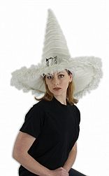 White Good Witch Costume Hat
