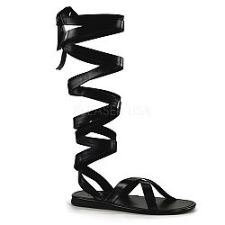 Men's Black Roman Sandals