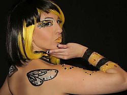 Bumble Bee or Butterfly Wings Xotic Eyes Body Art