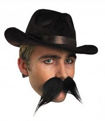 Gambler Big Western Moustache/Mustache