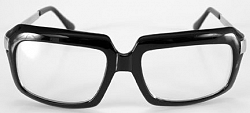 80s Scratcher Clear Glasses