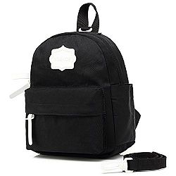 Kids Backpack, Boence Waterproof Toddler Toy Book Bag Preschool Bag Travel Daypack Unisex with Safety Harness Leash (Black, 8-inch)